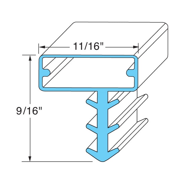 Door Gasket - 36-1/4 X 79 For - Part No Klp25567-1075